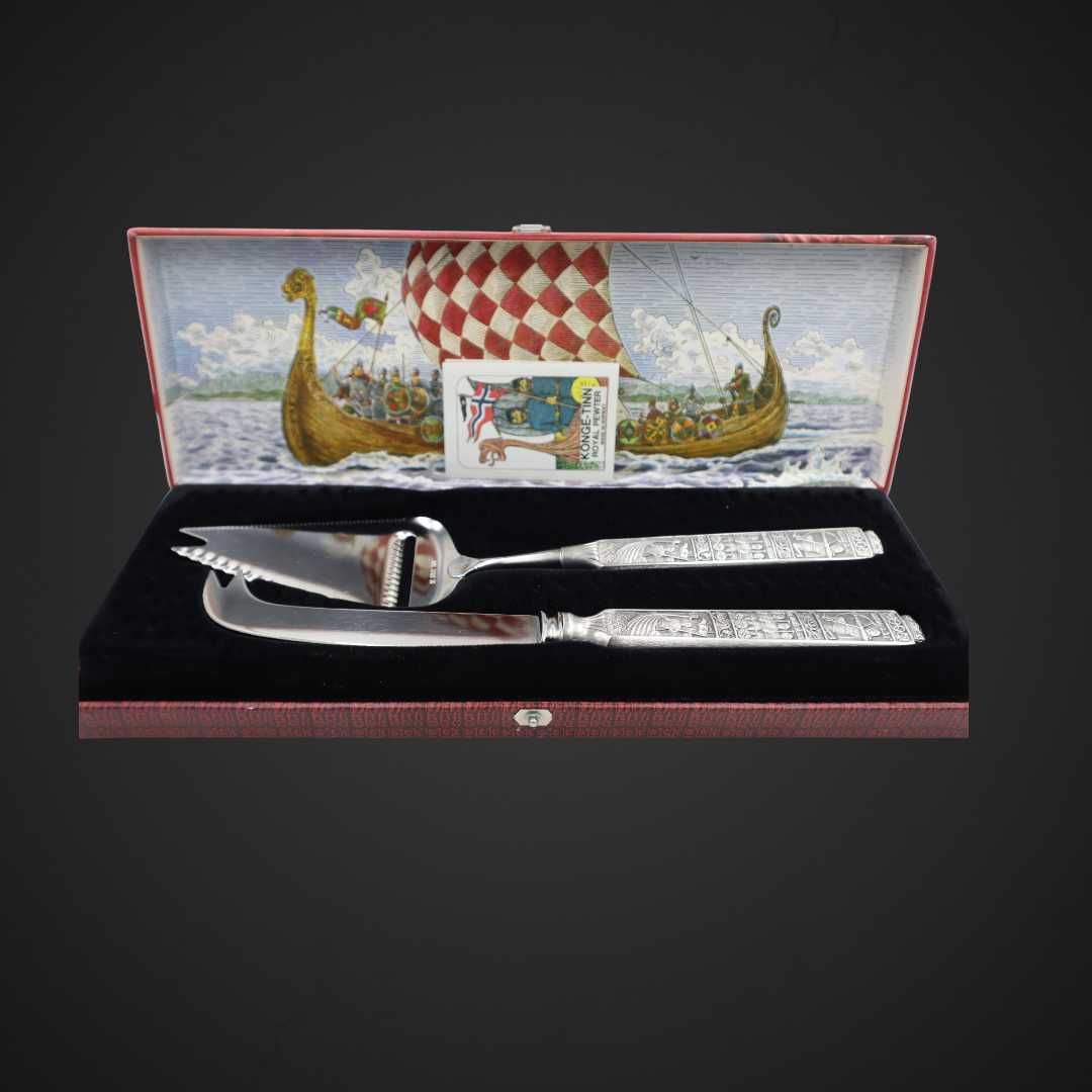 Sztućce do sera KONGE Tinn – Norwegian Pewter b5/051973