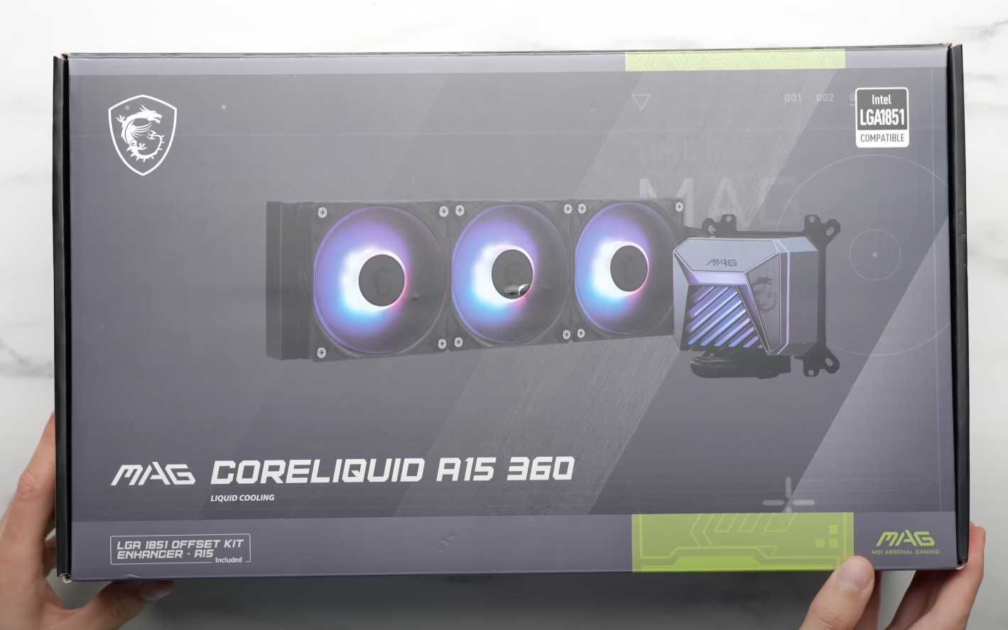 Cooler AIO MSI MAG Coreliquid A15 360 Usado