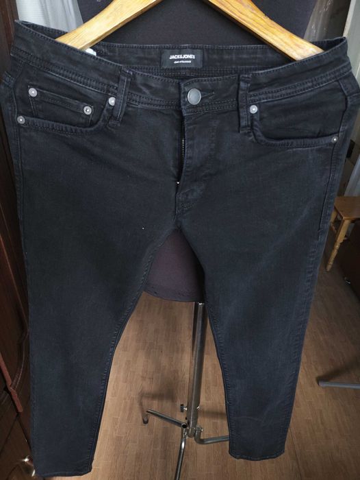 Джинсы Jack&jones Glenn jeans Дания w30 stretch dark grey.