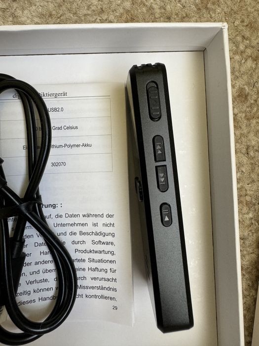 Цифровий диктофон Tschisen V90 , MP3 плеєр,64 ГБ