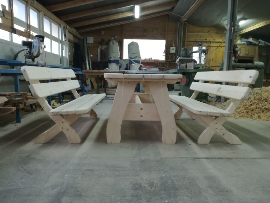 Zestaw ogrodowy, stół, ławki, meble ogrodowe,