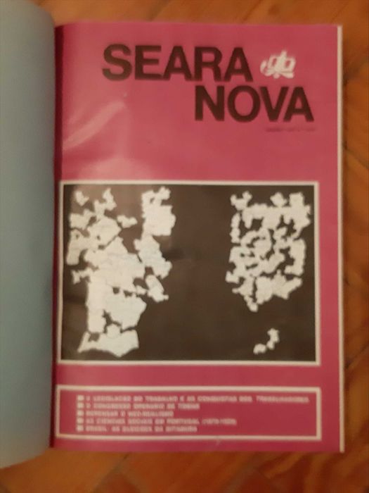 Vendo 14 volumes encadernados da revista Seara Nova. Negociável.