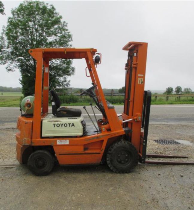 Wózek widłowy Toyota 4FG15 zamiana