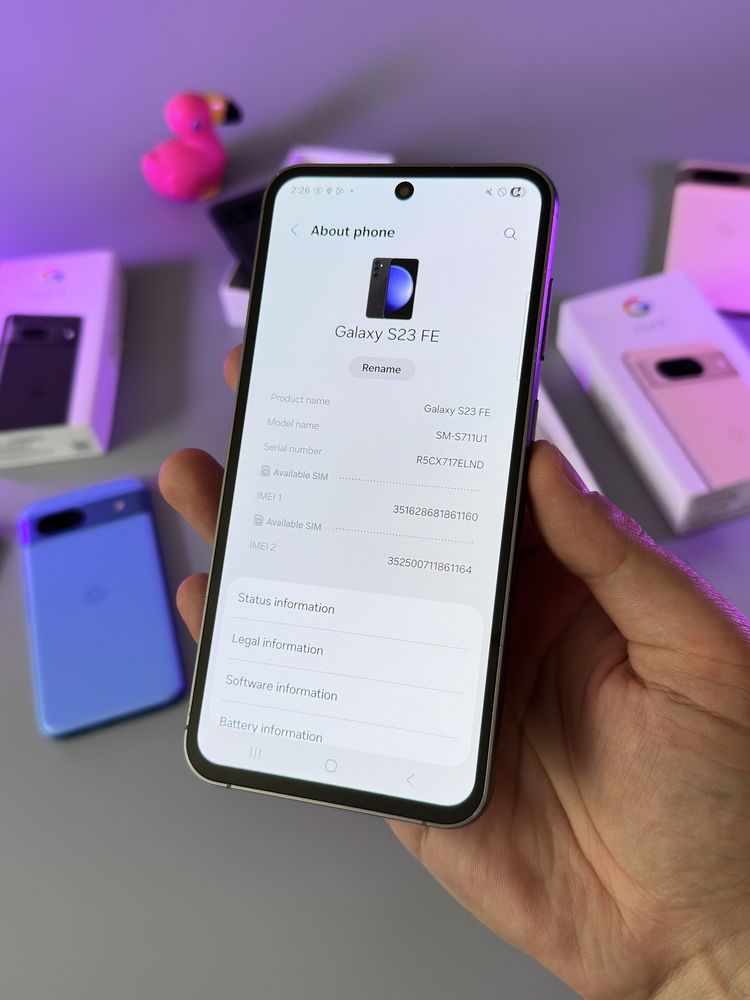 50 циклівSamsung galaxy s23 FE 128 екран без жодної царапини 100%