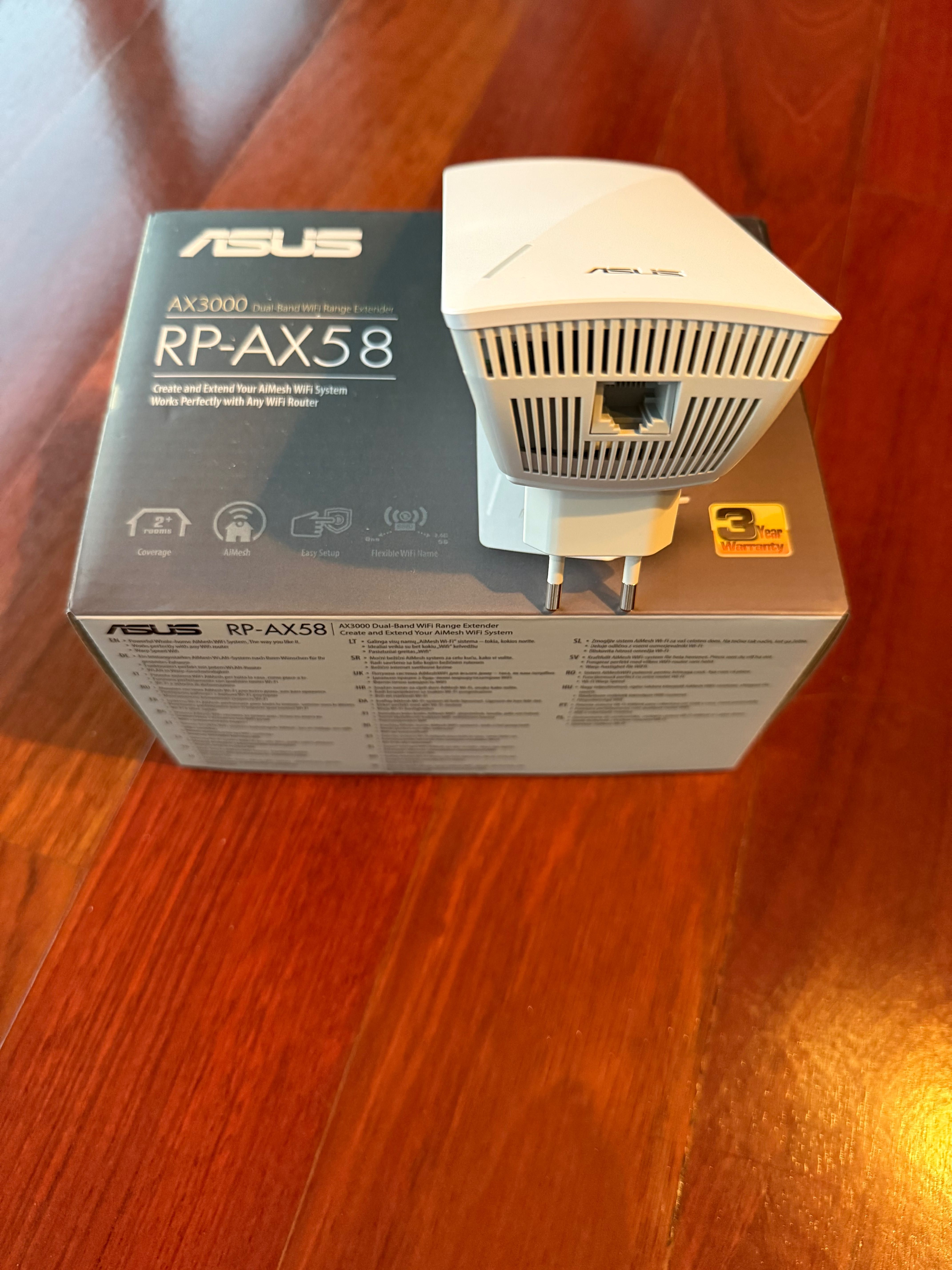 Repetidor WiFi 6 ASUS RP-AX58 – Como Novo