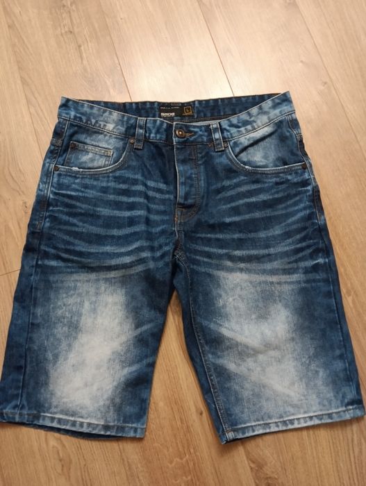 Spodenki jeansowe męskie krótkie Smog L