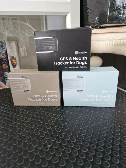 GPS Tractive &Health dla psa błękitny