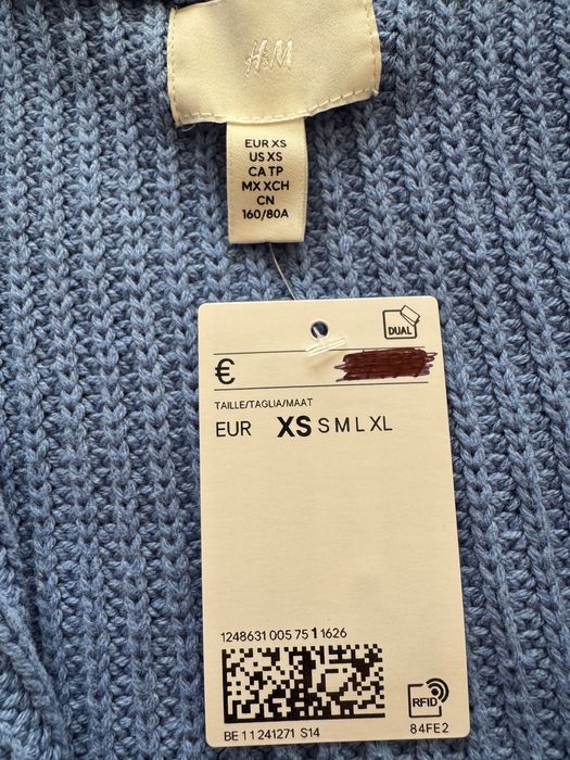 Светр голубий H&M