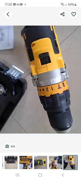 Zestaw szlifierka 125mm plus wkrętarka z udarem 2x aku 6ah plus ladowa