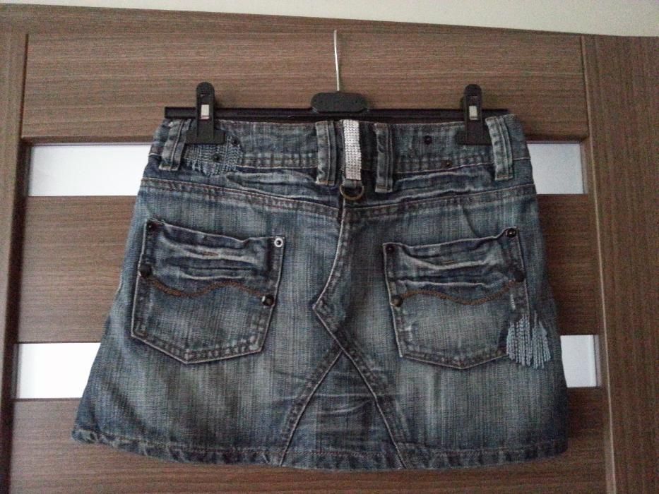 spódnica mini jeans rozm. M