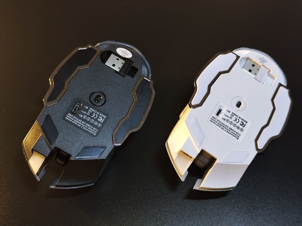 Миша нова, ігрова, безпровідна та безшумна, радіо 2.4Ггц + Bluetooth
