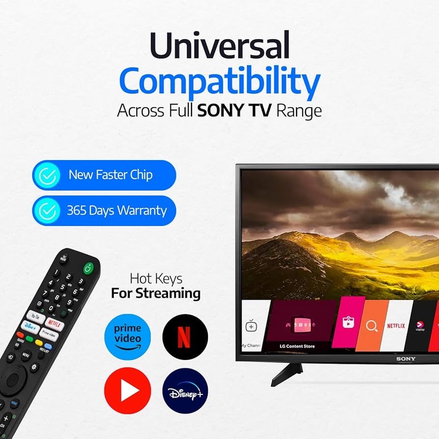 Uniwersalny pilot TV SONY