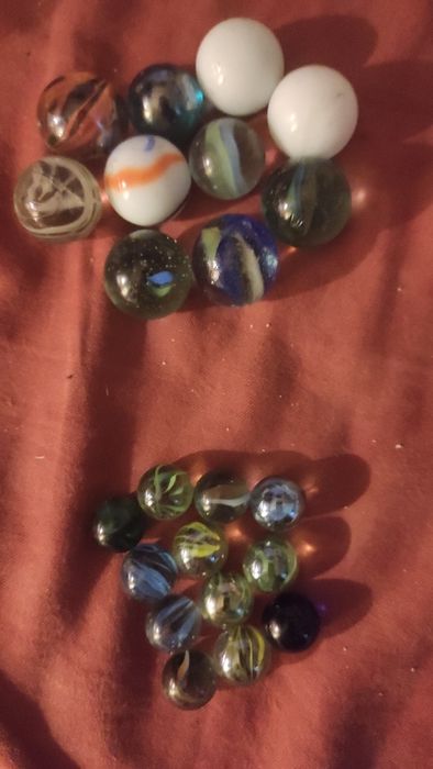 Berlindes de vidro antigos