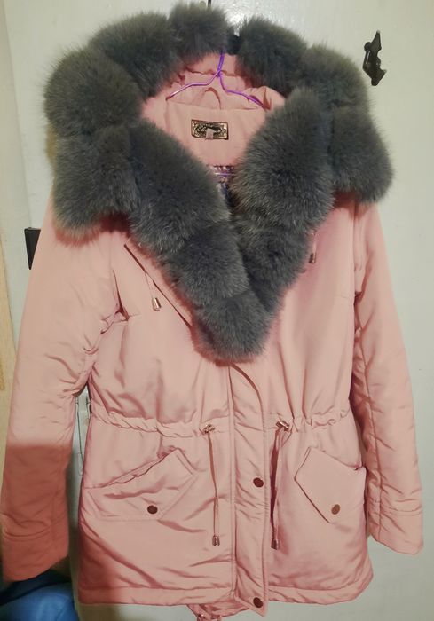 Парка з натуральним хутром