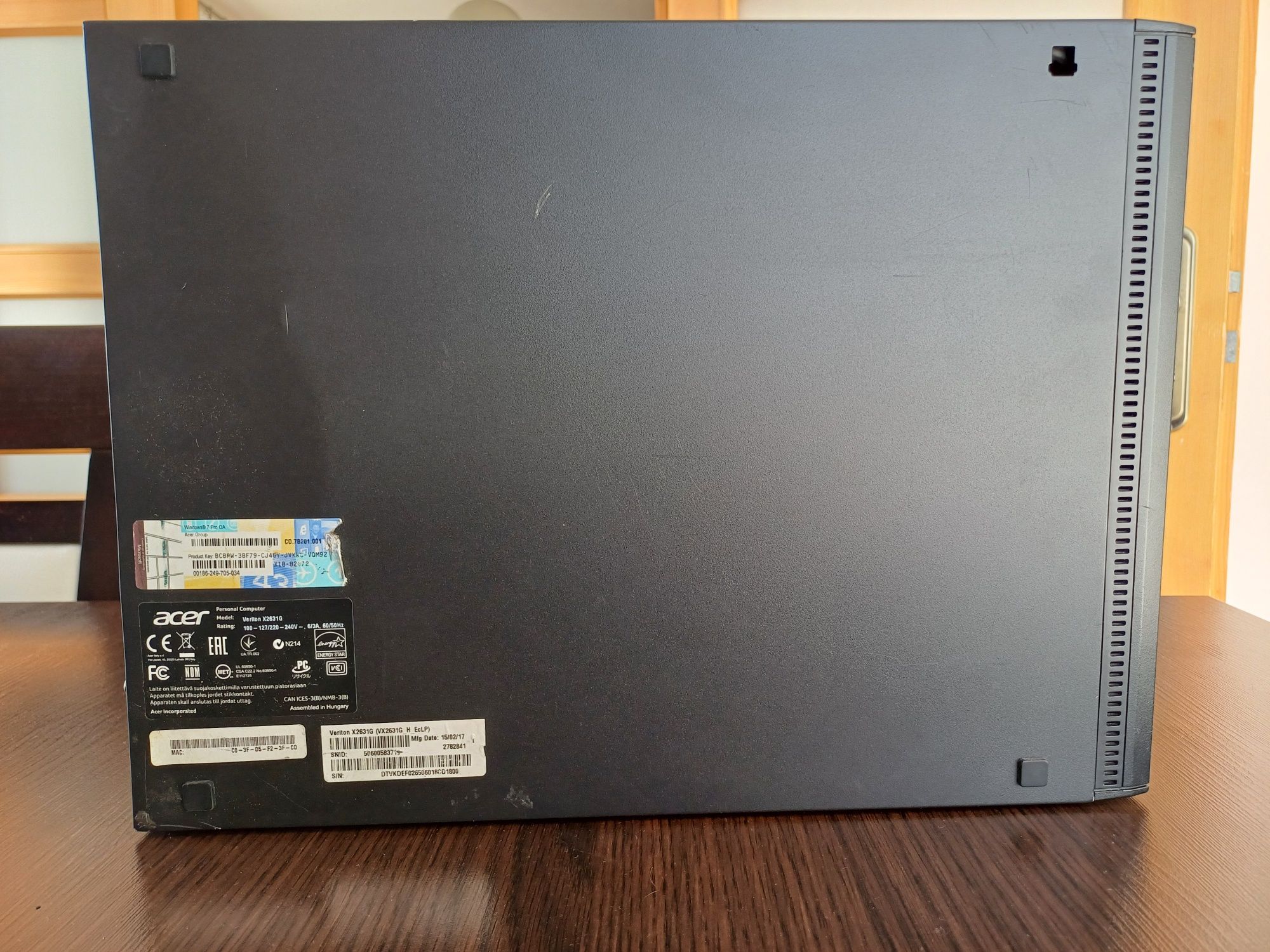 Komputer acer intel core i5 windows 10