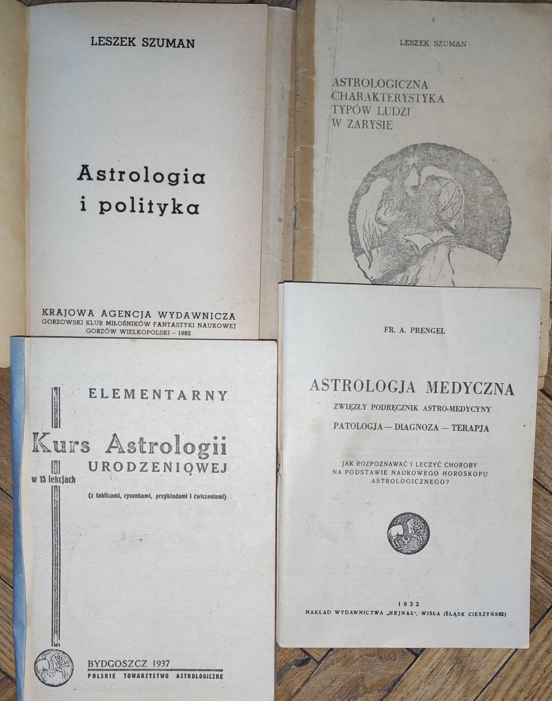 Szuman Prengel astrologia medyczna urodzeniowej ludzi w zarysie 1932