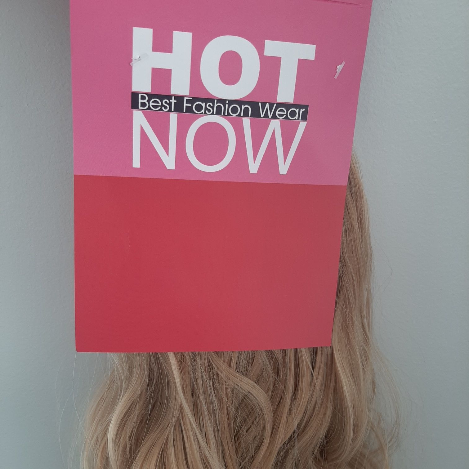 Włosy doczepiane na klipsy blond clip in
