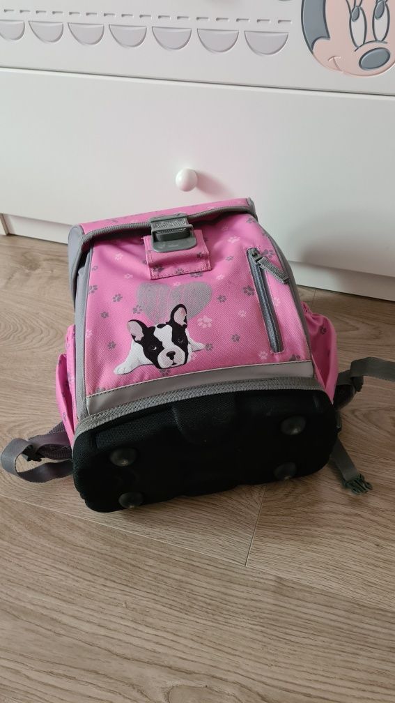 Hama tornister/plecak Pink Dog + piórnik gratis dla dziewczynki OKAZJA