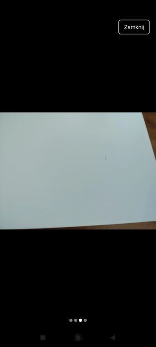 Nowa szafka nocna z szufladą biała Sinsay