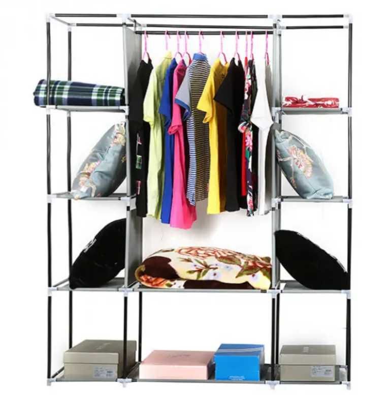 Тканинна шафа вішалка для одягу шкаф органайзер для одежды портативный