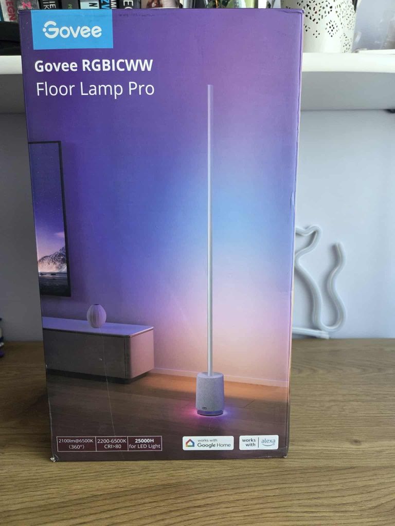Govee lampa podłogowa PRO rgbicww LED głosnik