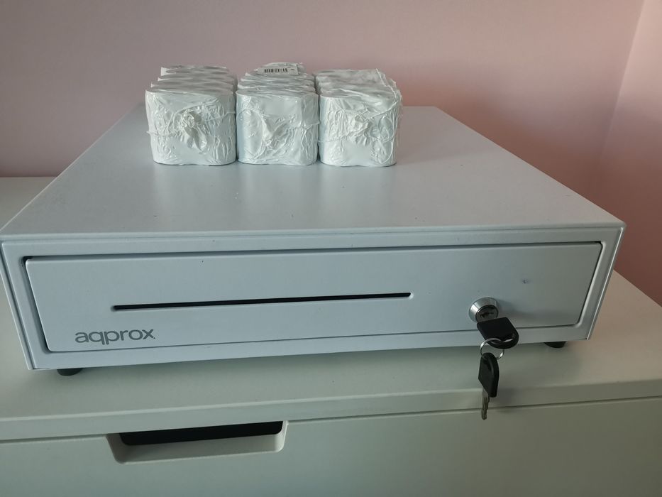 Gaveta de loja. Como nova + 29 rolos multibanco