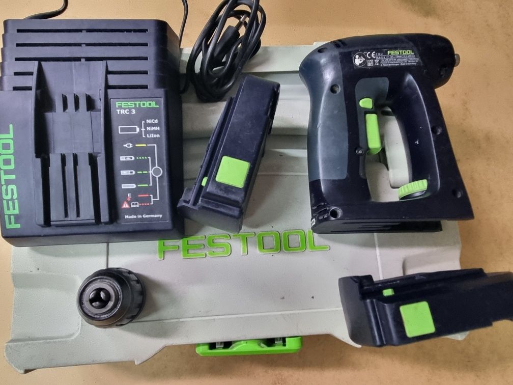 Wkrętarka festool c12 li-ion systener 2 aku ładowarka fast fix t  loc