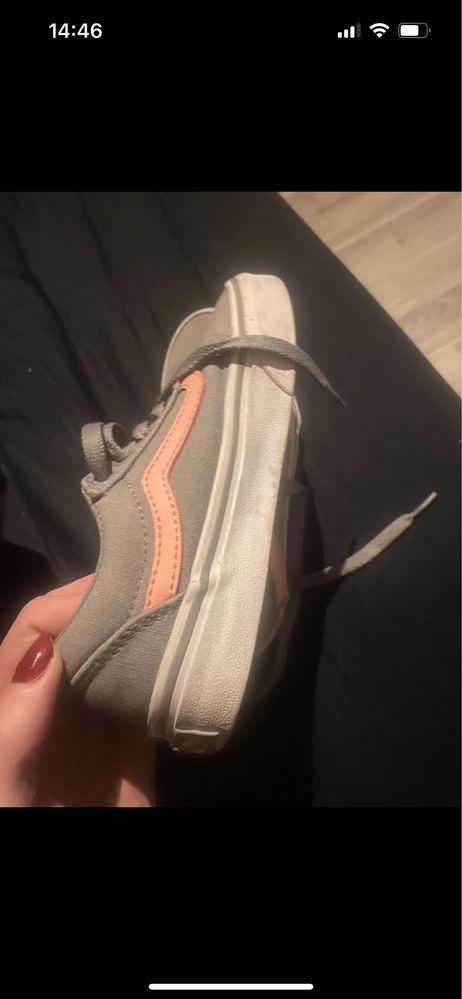 Vans vansy 31 dla dziewczynki szaro rozowe