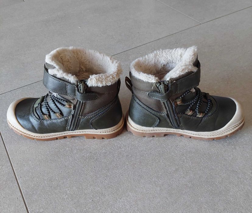 Kozaki zimowe dla chłopca r.27