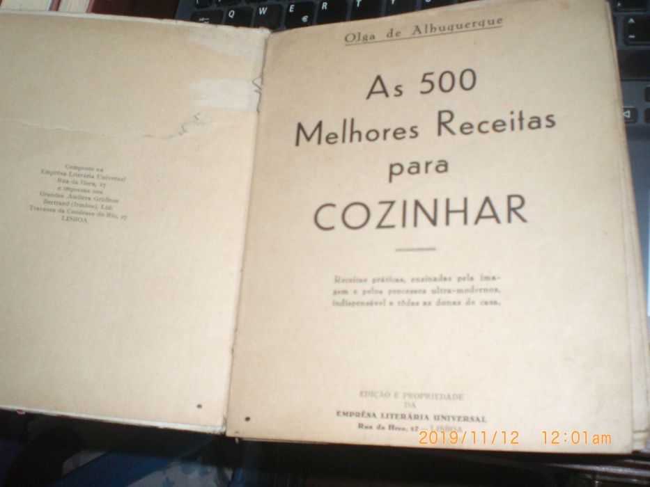 Livro culinária fantástico para chefes ...e coleccionadores...