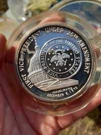 Medal USA ze srebra,  duży 150 g