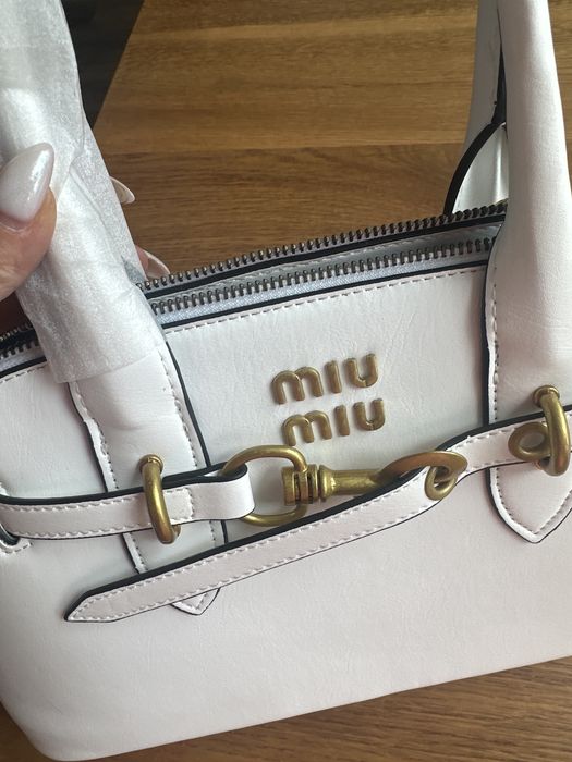 Biala torebka Miu Miu PREMIUM
