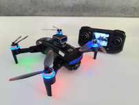 Dron Kamera silniki 3f, gimbal RADIO Z MONITOREM LCD+dodatkowa bateria