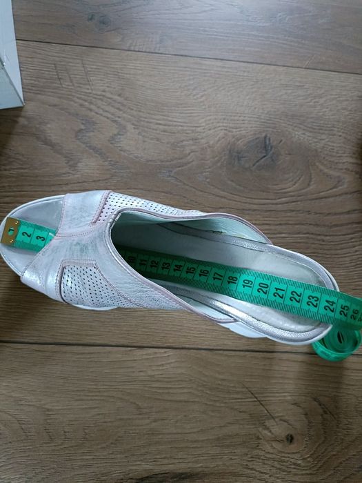 Klapki koturn rozm 38