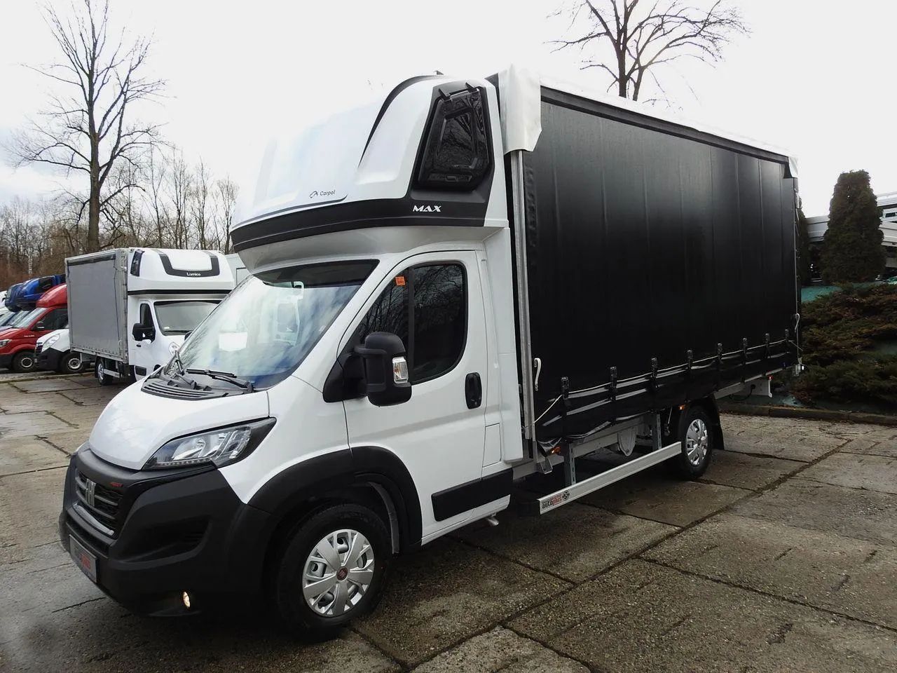 Fiat FIAT DUCATO NOWY PLANDEKA 10 PALET WEBASTO KLIMATYZACJA TEMPOMAT LEDY ASO 180KM [ W39377 ]  gwarancja producenta, dostępny od ręki