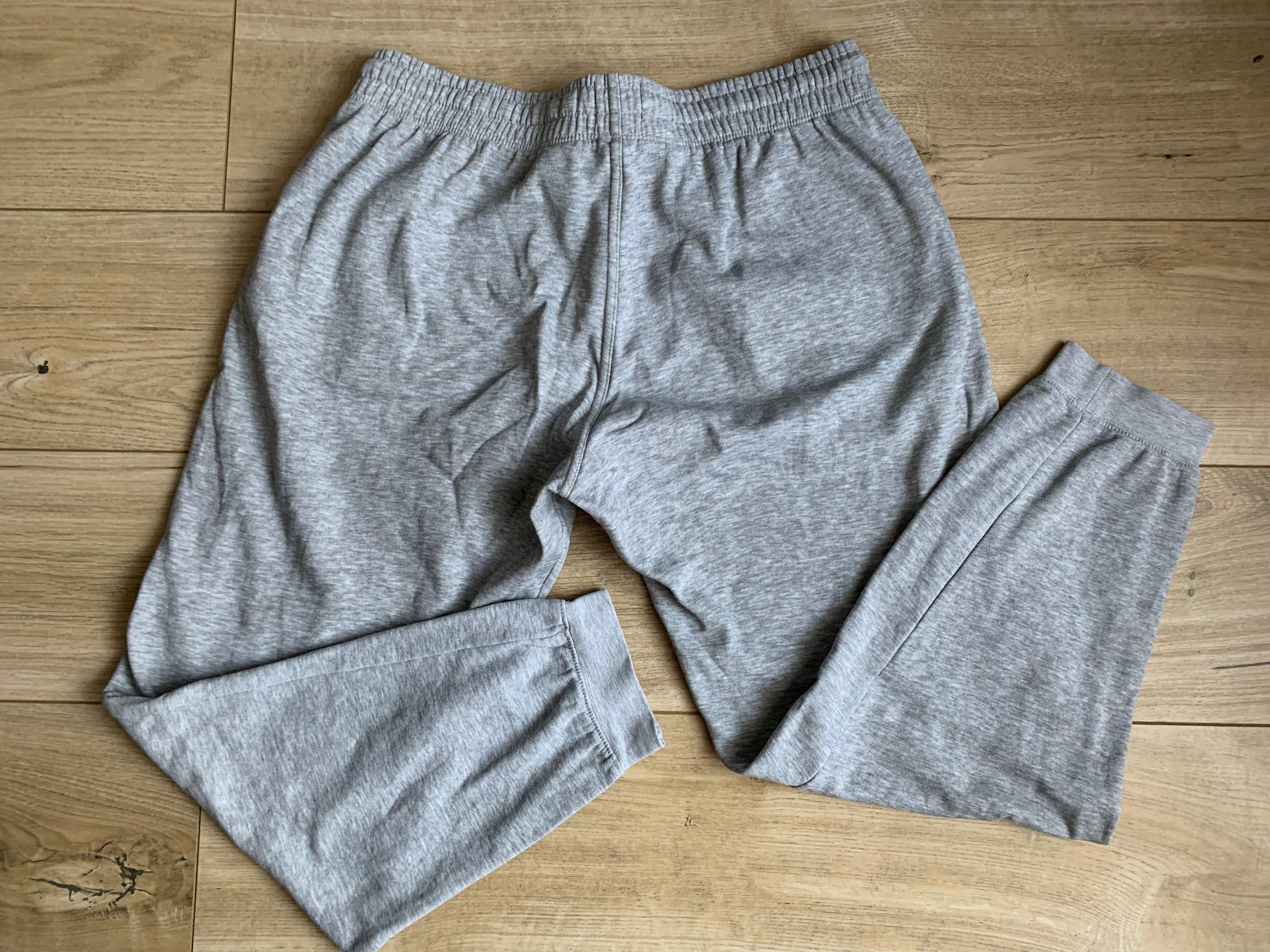 H&M Szare dresy Spodnie dresowe męskie jasnoszare | roz. L Regular FIT
