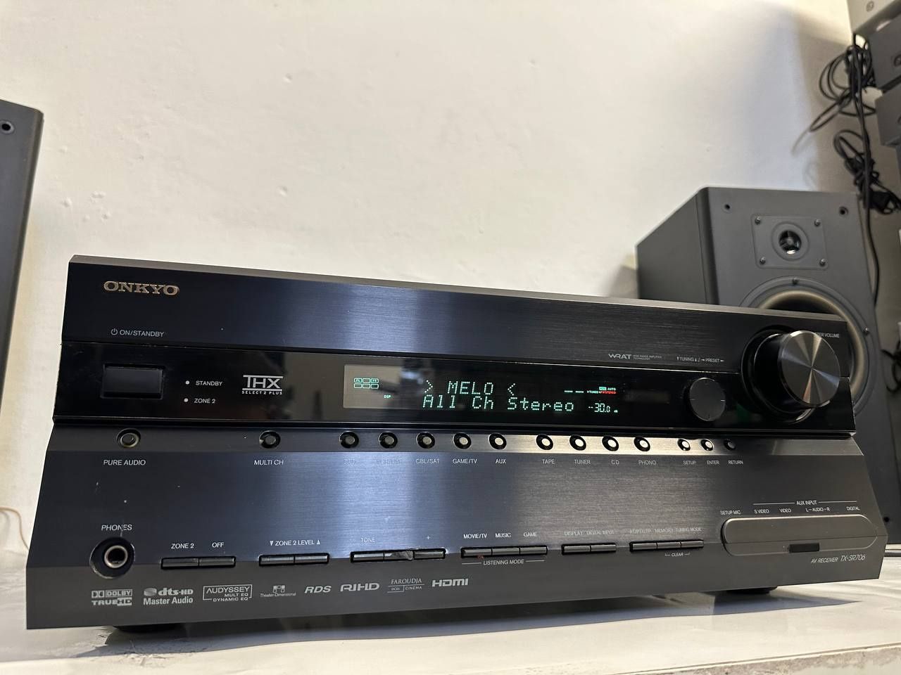 7.1 Amplituner Onkyo TX-SR706, 7*175 Watt, HDMI,