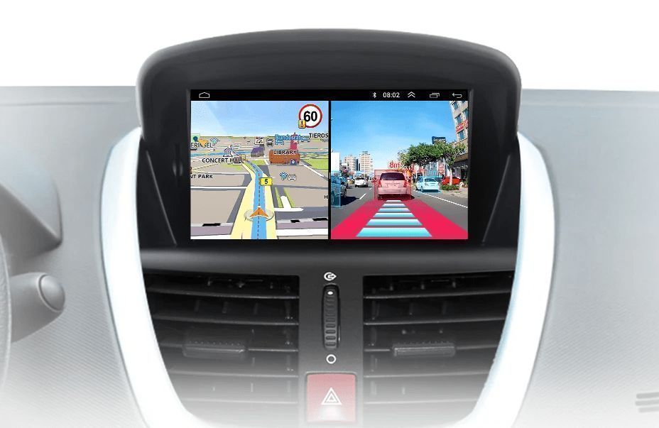 Nowoczesne radio Android do Peugeot 207 207CC V1 Plus 6GB 128GB