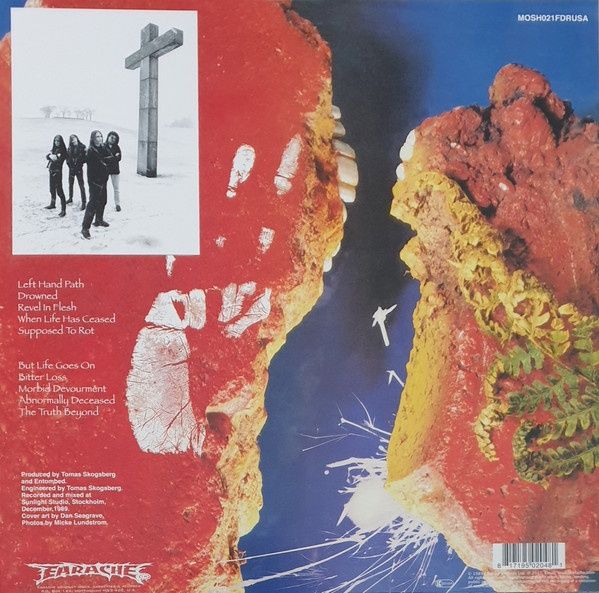 Entombed "Left Hand Path" vinil LP edição limitada