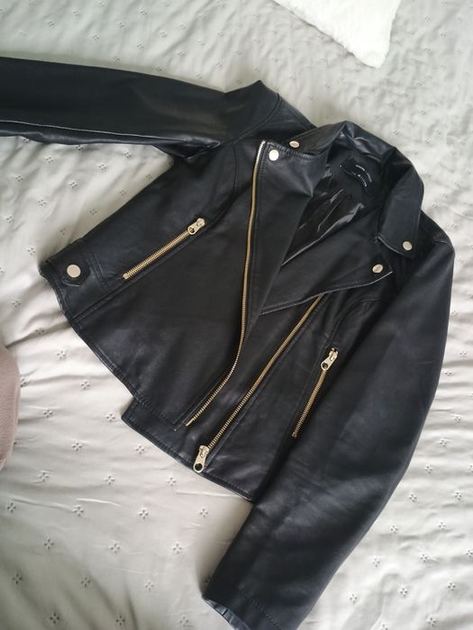 Czarna ramoneska damska S