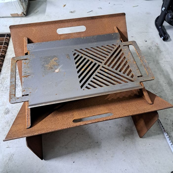 Grill składany metalowy solidny turystyczny