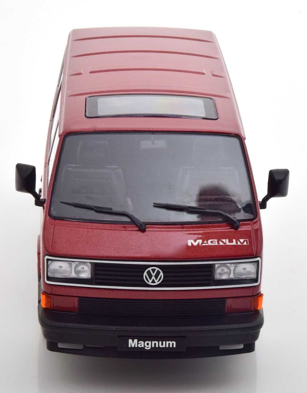 Model 1:18 KK-Scale Volkswagen VW T3 Magnum 1987 red metallic