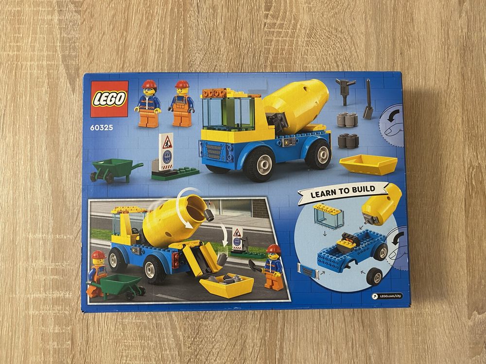 Nowe LEGO City 60325 Ciężarówka z betoniarką.