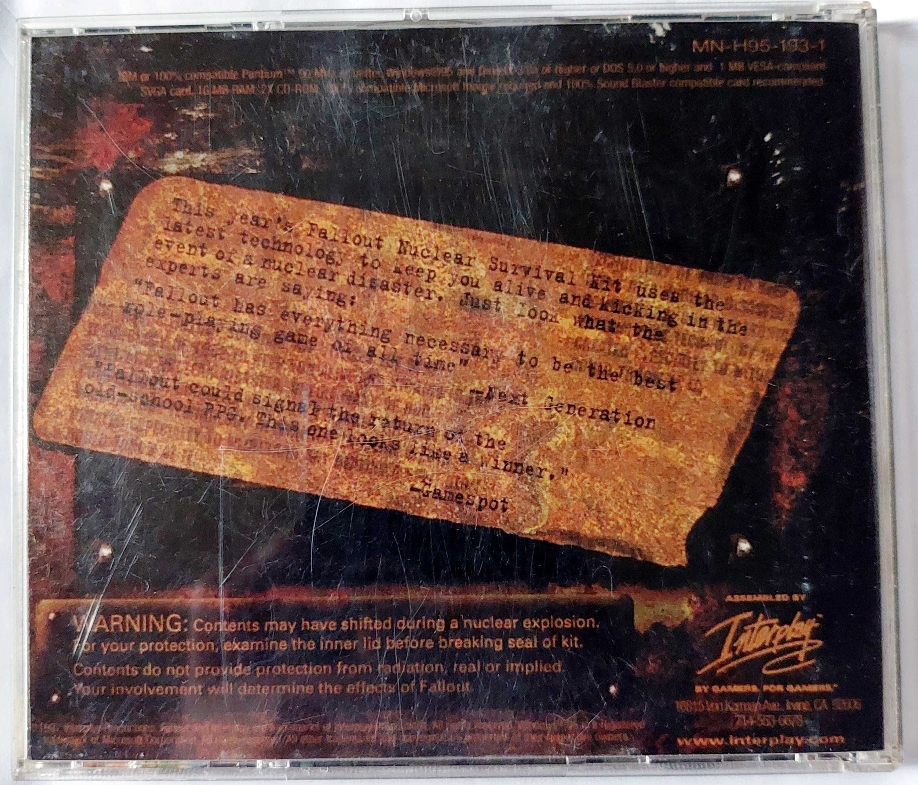 Fallout | gra komputerowa, polskie wydanie - dwie części | gry na PC