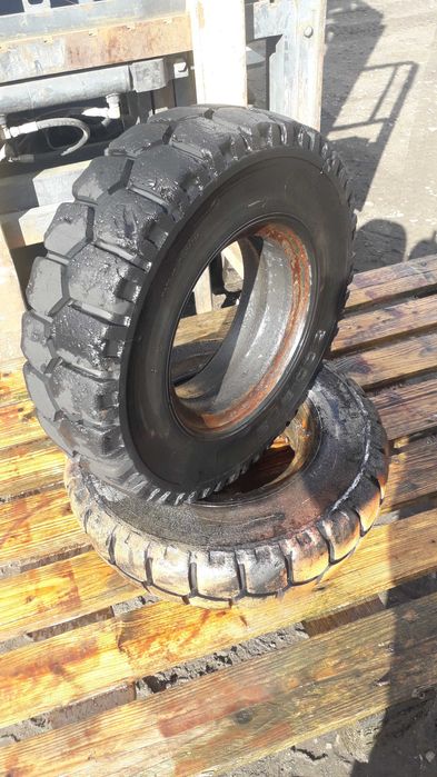 opona pompowana 5.00-8 pelna felga 500x8