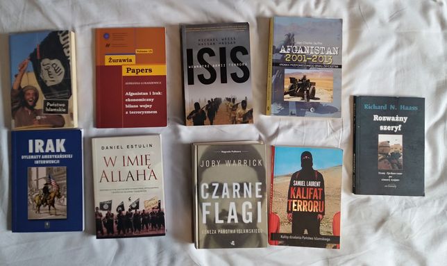 Książki Isis, terroryzm, Irak, Afganistan