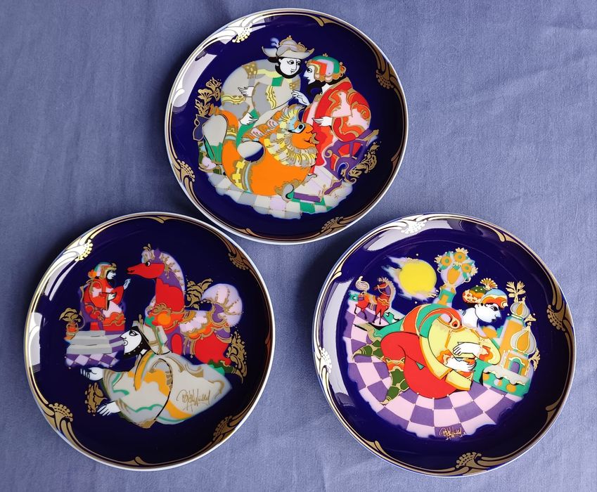 Тарілки Rosenthal "Zauberpferd"Germany. Вінтаж.