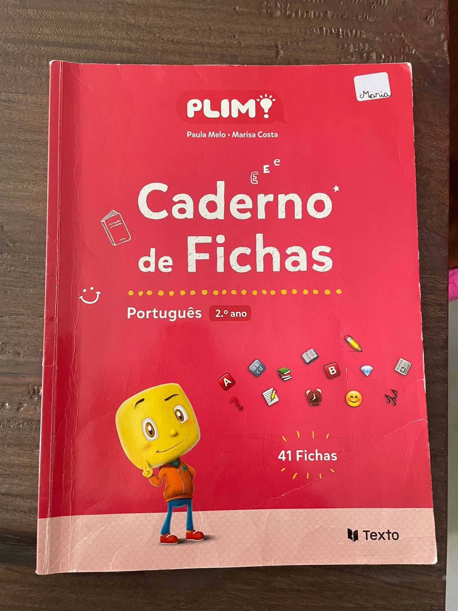 Livro Plim Português 2º Ano ( Manual + Caderno de Fichas )