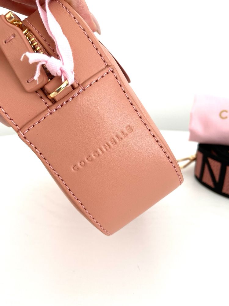 COCCINELLE Женская кожаная сумочка кроссбоди жіноча сумка crossbody