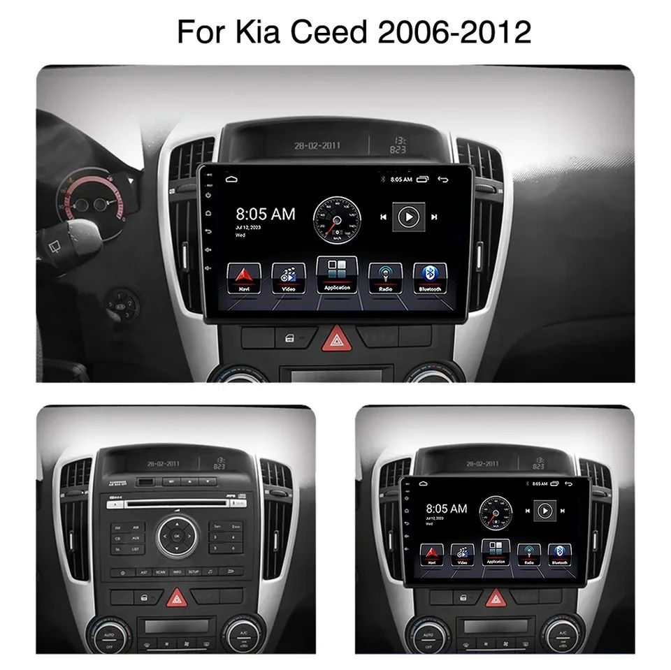 Магнитола штатная Kia Ceed з 2006-2012 Android,под камеру заднего вида